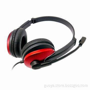 Multimedia Headphone with Mic and Volume Control